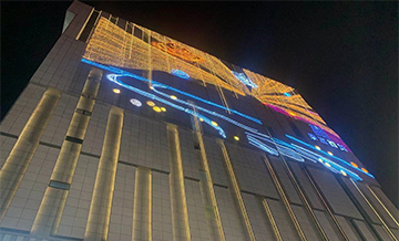 灯光办领导视察我司样板项目—常州泰富百货